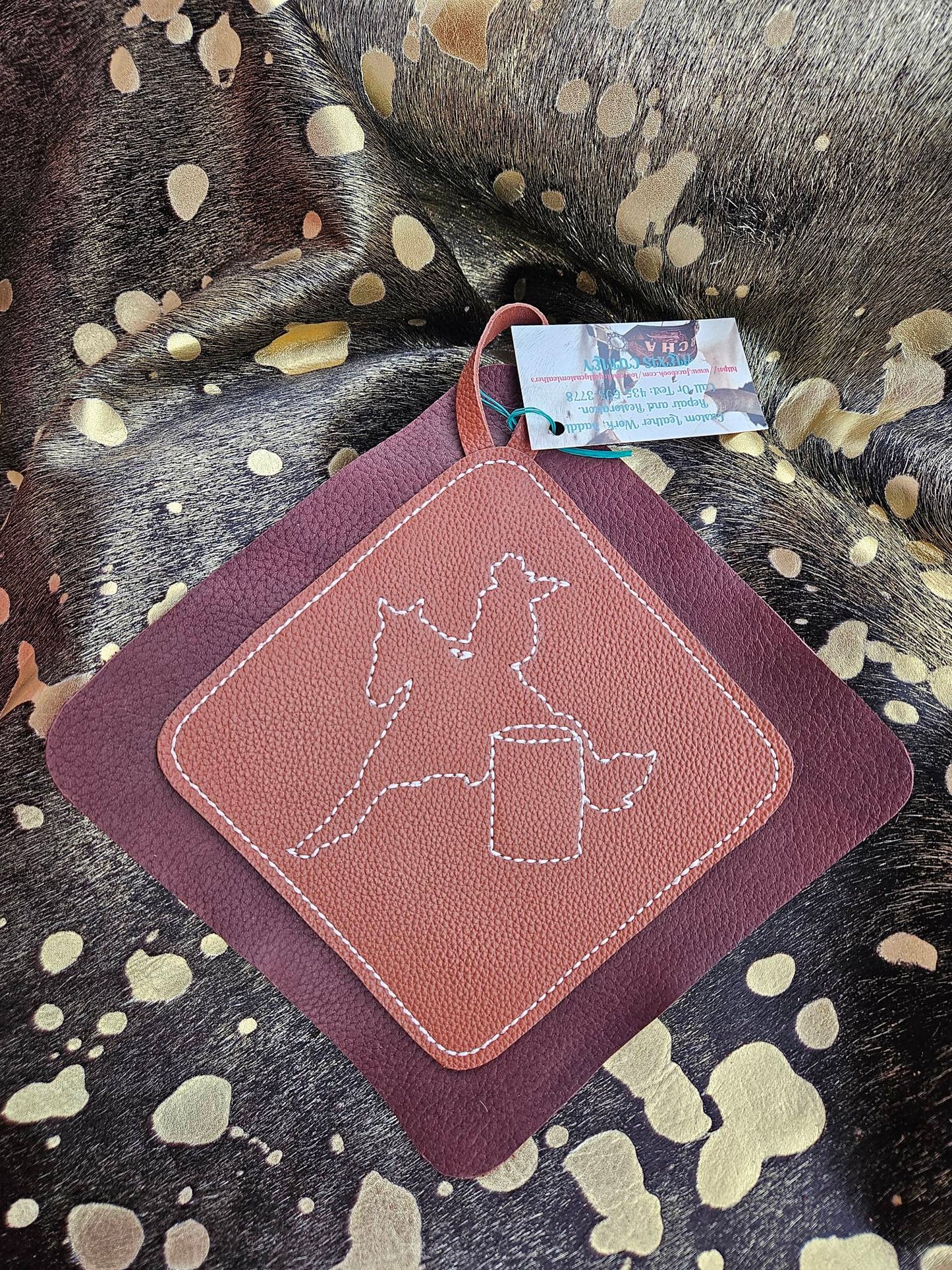 Barrel racer pot holder
