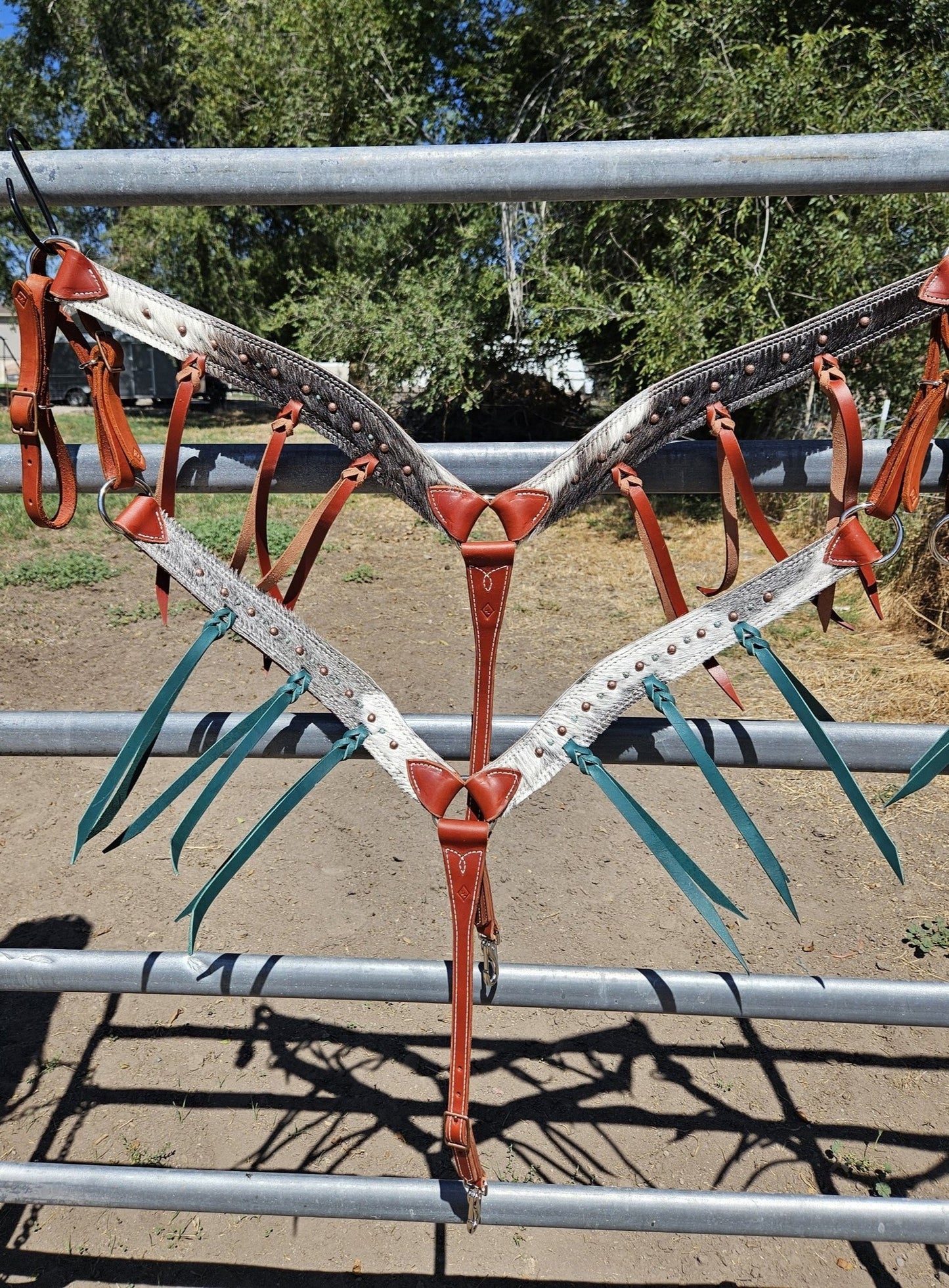 Hair on breast collars