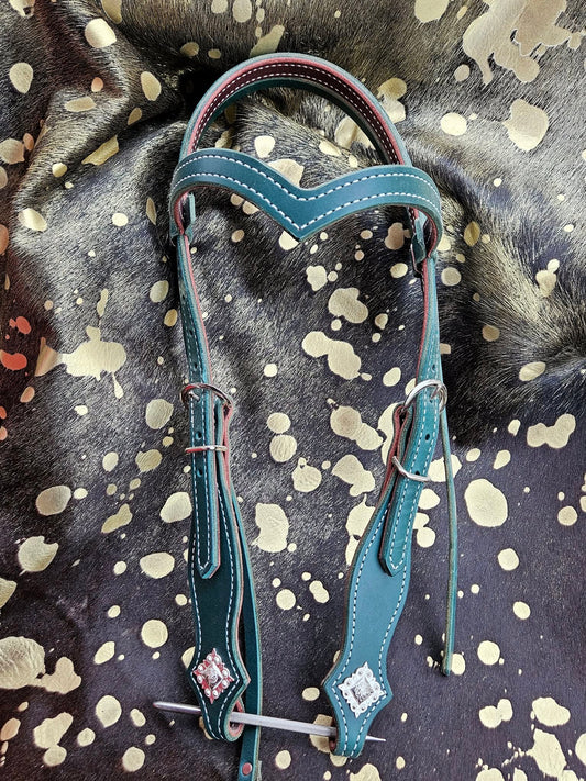 V brow headstalls
