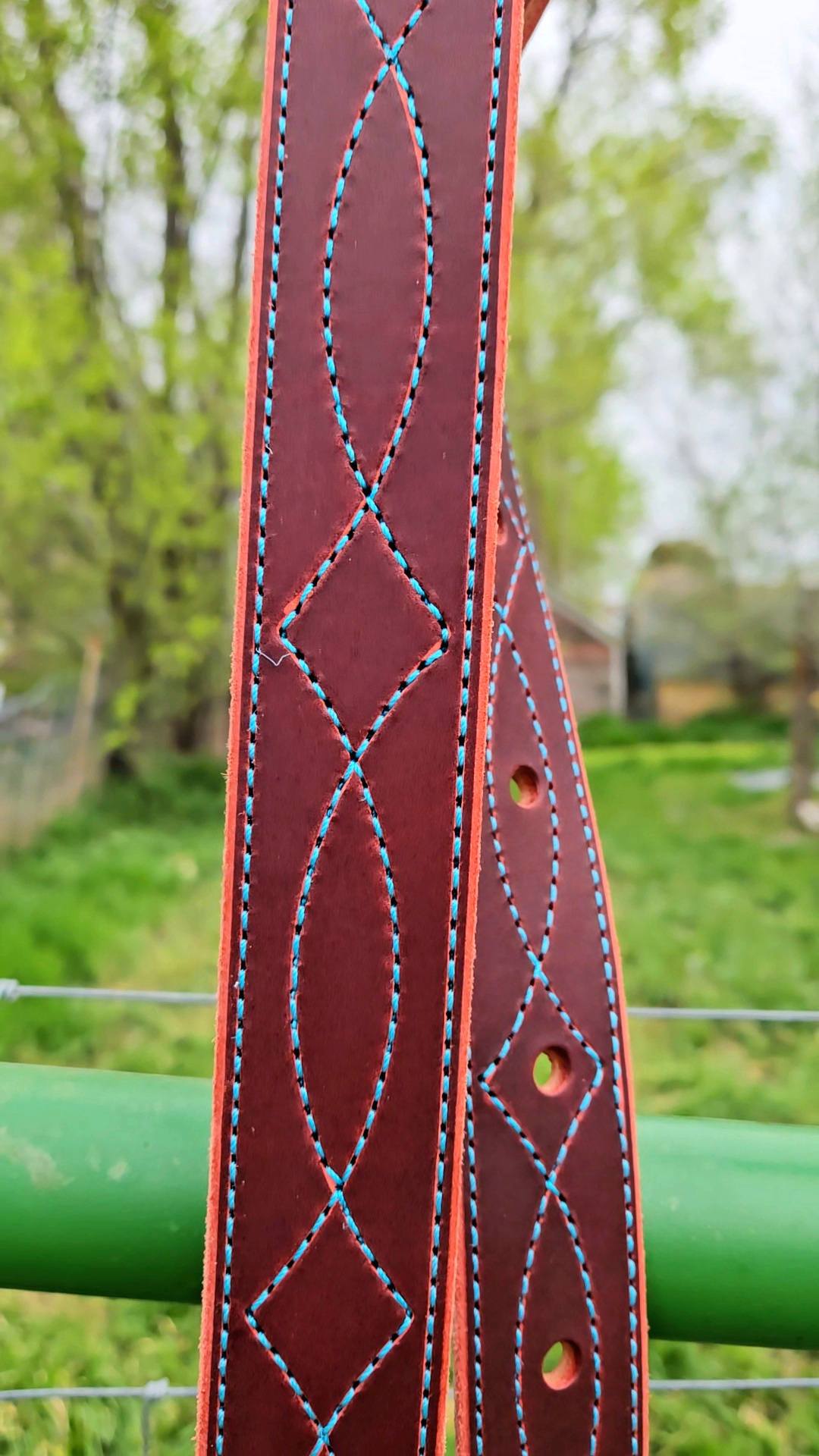 Stitched latigo