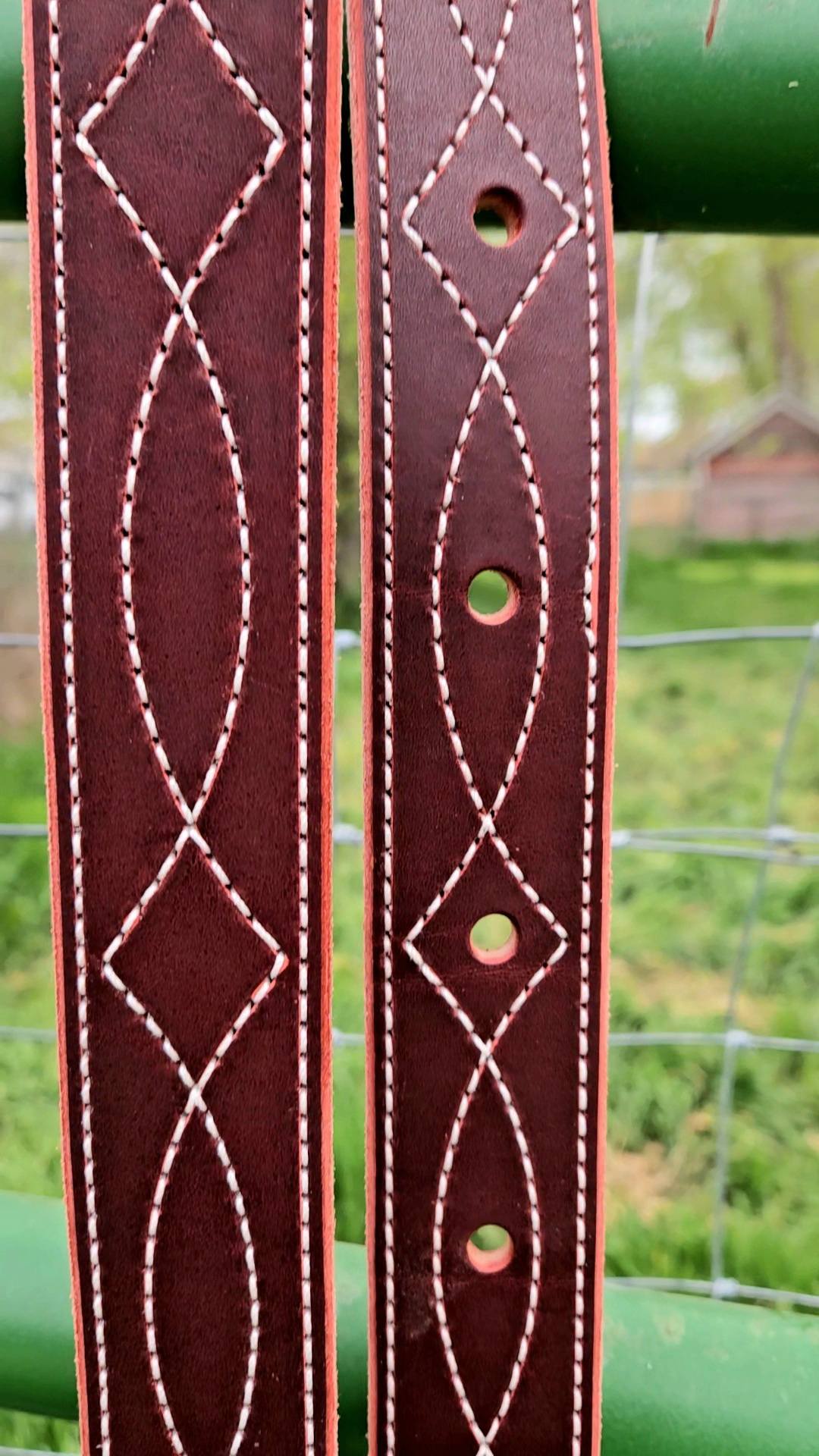 Stitched latigo